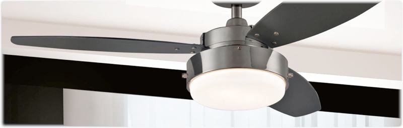 Westinghouse Lighting 7876400 Alloy Two Light 42 Inch Reversible
