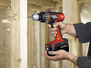 B001H0GBZA 2 sm Black & Decker BD18PSK 18 Volt Smart Select Drill