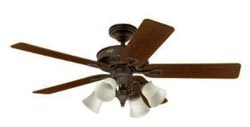 Westbury Ceiling Fans 54-Inch New Bronze with Walnut Blades