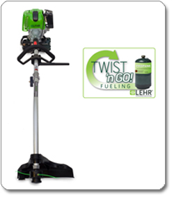 LEHR ST025DSPropane-Powered Eco Trimmer with Detachable Straight Shaft