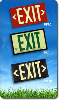 Glo Brite EcÅ Exit Sign