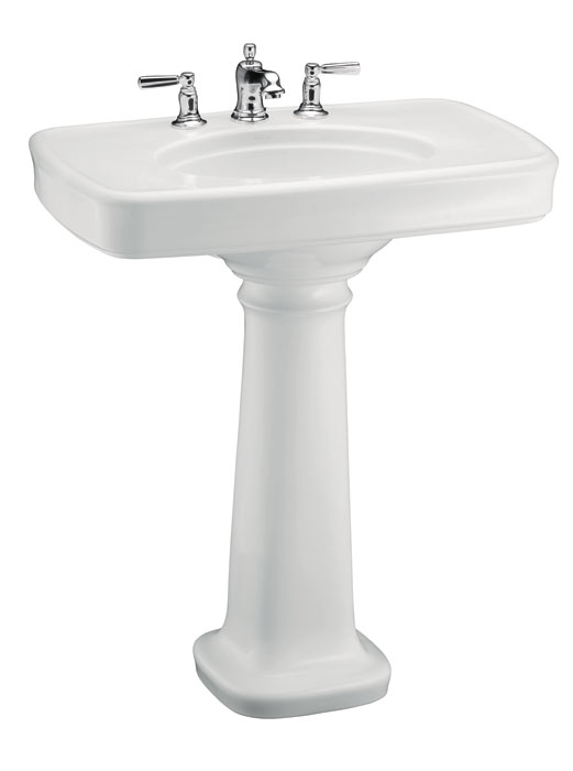 KOHLER K105774CP Bancroft Widespread Lavatory Faucet, Polished