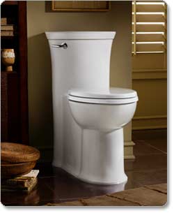 American Standard Tropic Right-Height Elongated 1-Piece Toilet, White