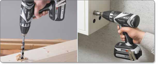 Panasonic 14.4-Volt Lithium-Ion Drill & Driver Kit