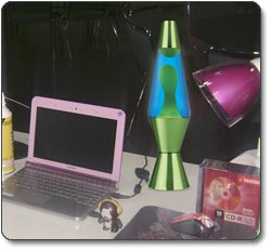 Lava Lite 14.3-Inch Lava Lamp - Green/Blue/Green Chrome Base