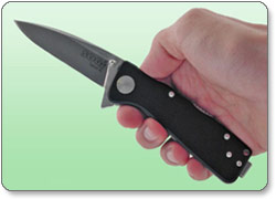 SOG TWI-22 Twitch XL Folding Knife with Black Handle