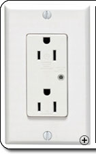 5280-W Decora Duplex Surge Suppressor Receptacle