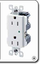 5280-W Decora Duplex Surge Suppressor Receptacle