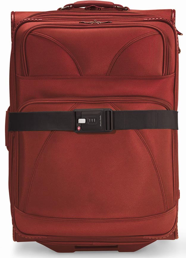 Master Lock 4682DBLK TSA Accepted Luggage Locking Strap, 78