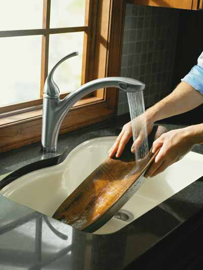 Transitional Kitchen Design on Amazon Com  Kohler K 10415 Bn Forte Single Control Kitchen Sink Faucet