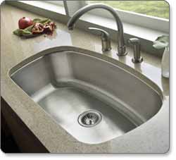 Houzer MB-3300 Medallion Designer Large Undermount Kitchen Sink