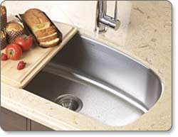 Houzer MB-3300 Medallion Designer Large Undermount Kitchen Sink