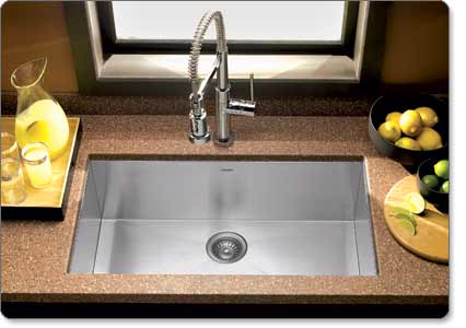 Houzer CTG-3200 Contempo Large Zero-Radius Undermount Kitchen Sink