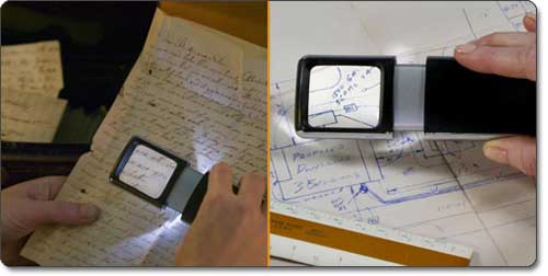 LightWedge Pocket Magnifier with LED