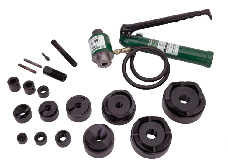 Greenlee 7310SB Ram and Hand Pump Hydraulic Driver Kit with 10 Slug