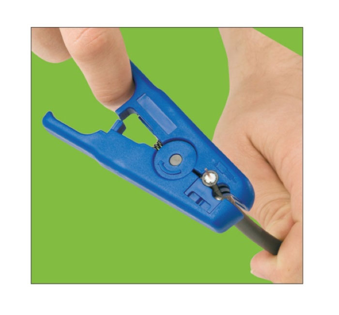 DataShark 70018 Cable TV "F" Compression Bundle with Cable Cutter, Coax