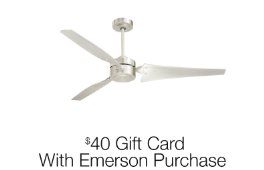 $40 Emerson Gift Card with Purchase of Loft Fan