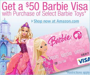 Barbie $50 Visa Offer