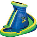 Blower-Powered Water Slides