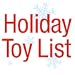Amazon.com Holiday Toy List