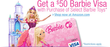Barbie $50 Visa Offer
