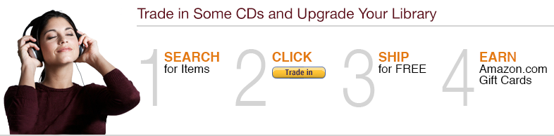 Trade in your music for an Amazon.com Gift Card