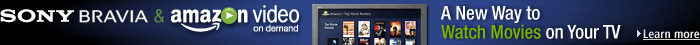 Watch Amazon Video On Demand on BRAVIA