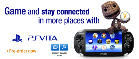 PlayStation Vita. Pre-order now.