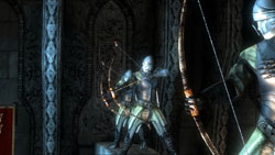 Bowmen taking aim in unison in Two Worlds II