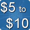 $5-$10