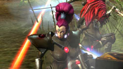 A Eldar warrior in 'Warhammer 40,000: Dawn of 
War II'