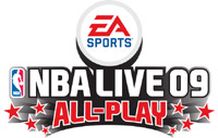 'NBA Live 09 All-Play' game logo