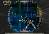 Enemies in a scope in 'NERF N-Strike'