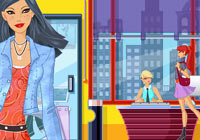 Character entering the game in 'Imagine Fashion Designer New York'