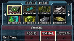 Selection of playable episodes in 'Moon'