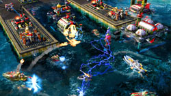 Naval combat in 'Command & Conquer: Red Alert 3 Ultimate Edition'