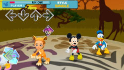 Dance with classic Disney characters in 'DanceDanceRevolution Disney Grooves'