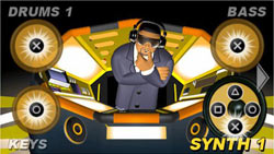 The Live Play Mode screen in 'Beaterator'