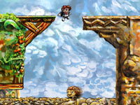 Traditional 2D platforming in Braid
