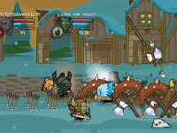 40 unlockable weapons in Castle Crashers