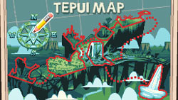 Touchscreen map control in 'UP' The Video Game