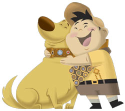 Dug and Russell from 'UP' The Video Game