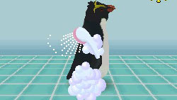 Penguin scrubbing mini-game in 'My Pet Shop'