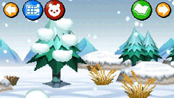 A Snowy winter environment in 'My Pet Shop'
