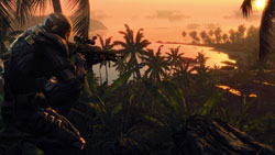 Vivid gameplay environments in 'Crysis Maximum 
Edition'
