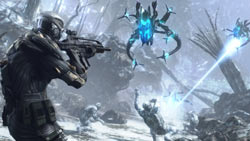 Challenging combat in 'Crysis Maximum Edition'