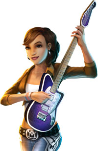New character Calista Valenz in Guitar Hero On Tour: Modern Hits'