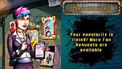 NPC interactions in 'Guitar Hero On Tour: Modern Hits'