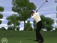 Using a driver off the tee in 'EA Sports Tiger Woods PGA Tour 10 Using a driver off the tee in 'EA Sports Tiger Woods PGA Tour 10