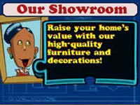 Buying furniture for your own home with the money earned in-game in Our House for DS
